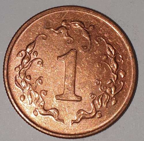1997 - 1 CENT COIN - ZIMBABWE - (Bronze Plated Steel)